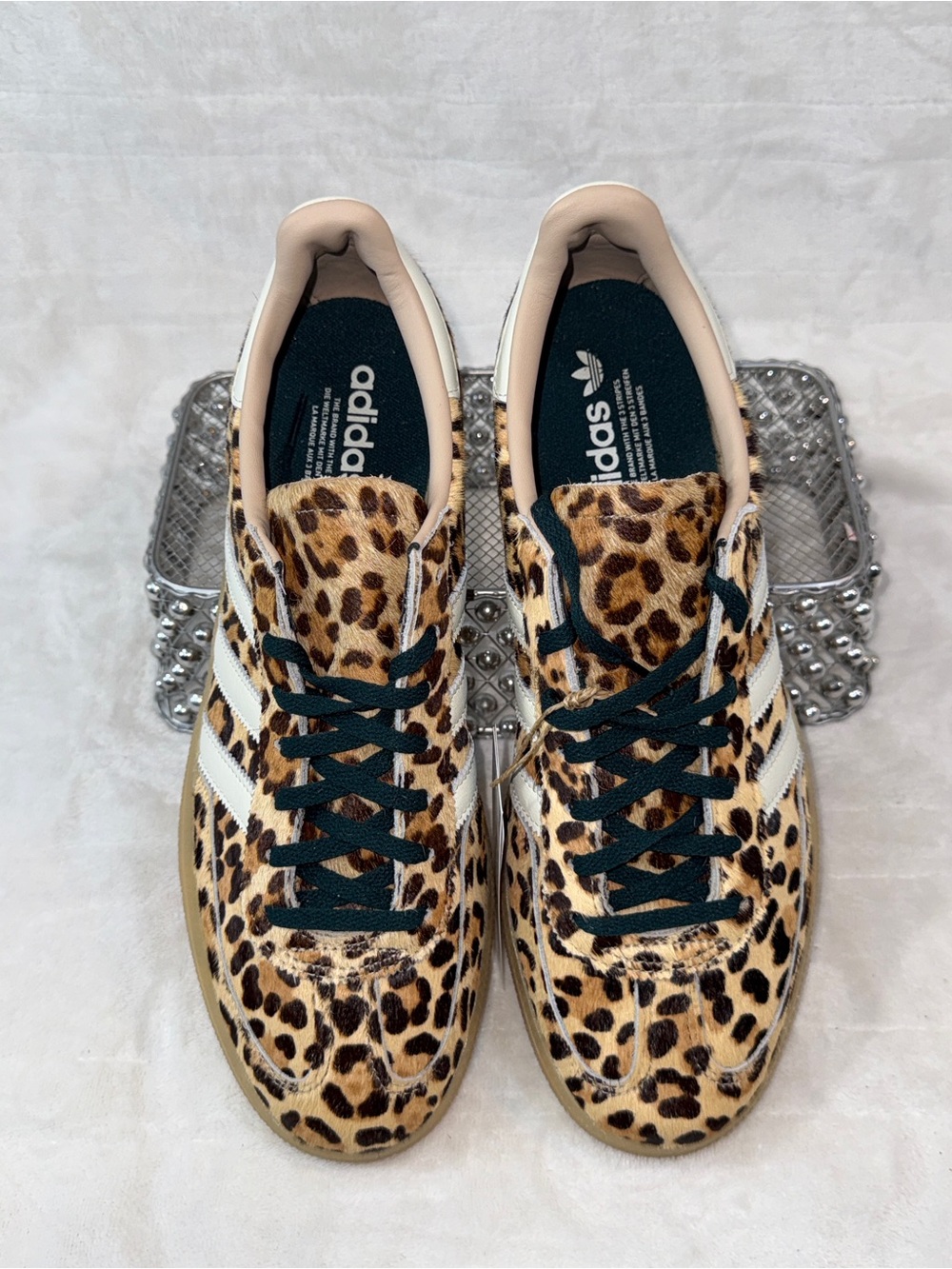 Adidas Handball Spezial W Leopard Sneakers Wmns 10.5/Mens 9 KI6678 - Picture 13 of 16